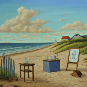 outdoor classroom on beach near hamptons